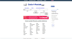 Desktop Screenshot of coduri-postale.net