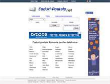 Tablet Screenshot of coduri-postale.net