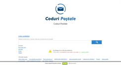 Desktop Screenshot of coduri-postale.ro